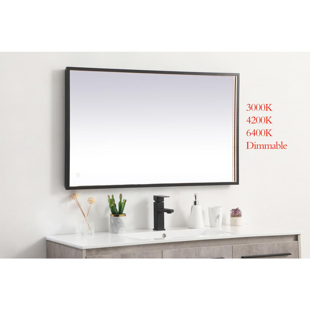 Pier 24x40 inch LED mirror with adjustable color temperature