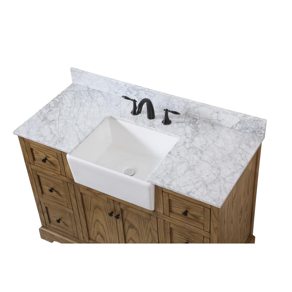 48 inch Single bathroom vanity in driftwood