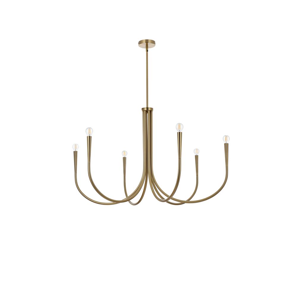 Layne 42 inch chandelier in Gold
