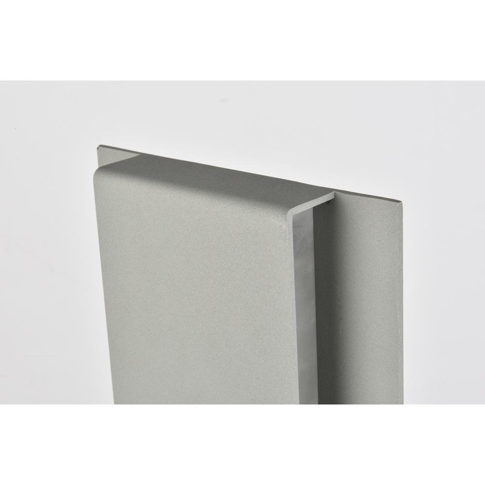 Raine Integrated LED wall sconce  in silver