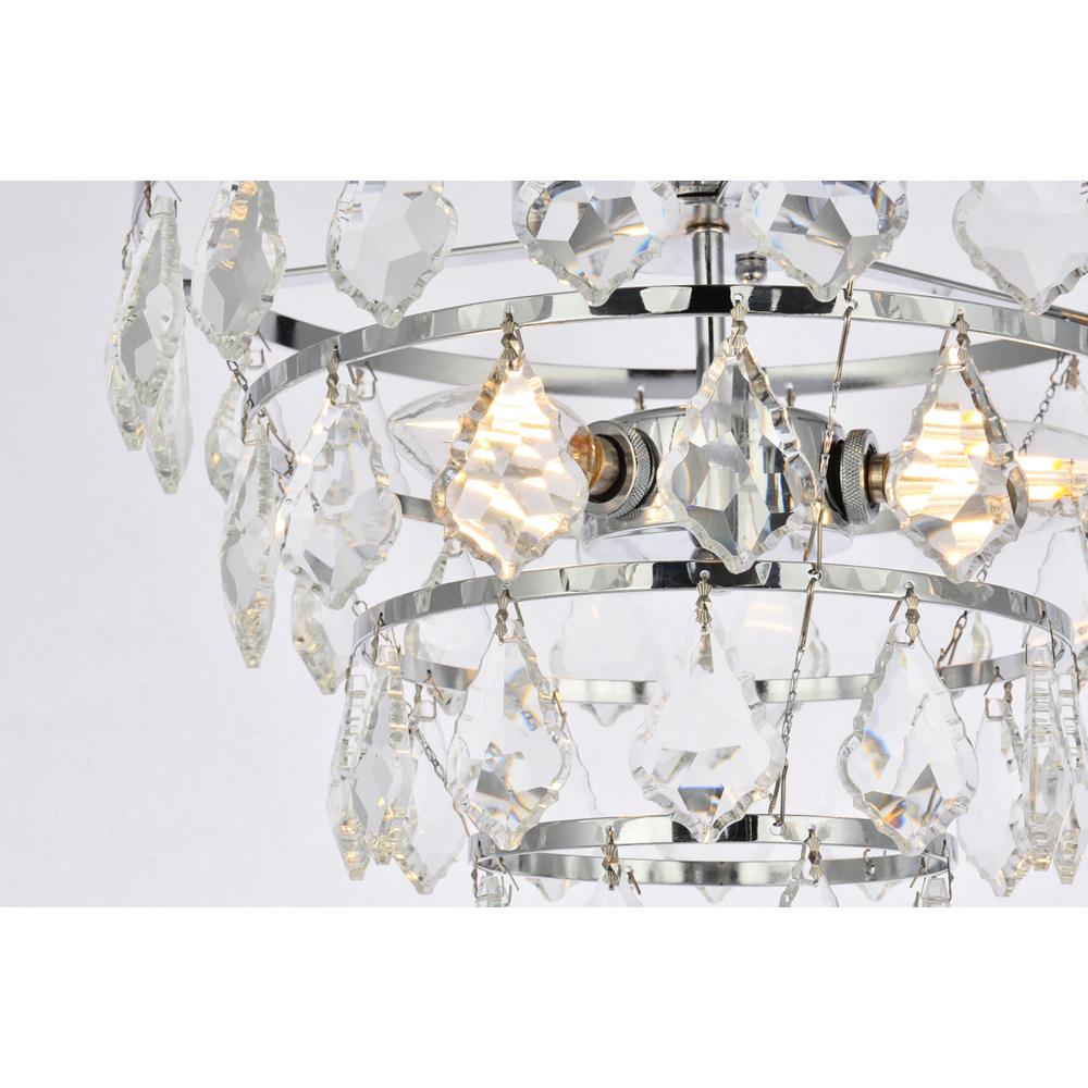 Ella 16 inch flush mount in chrome