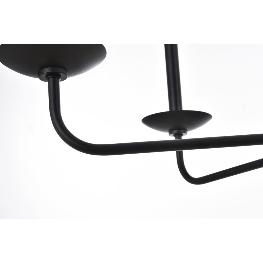 Cohen 30 inch pendant in black