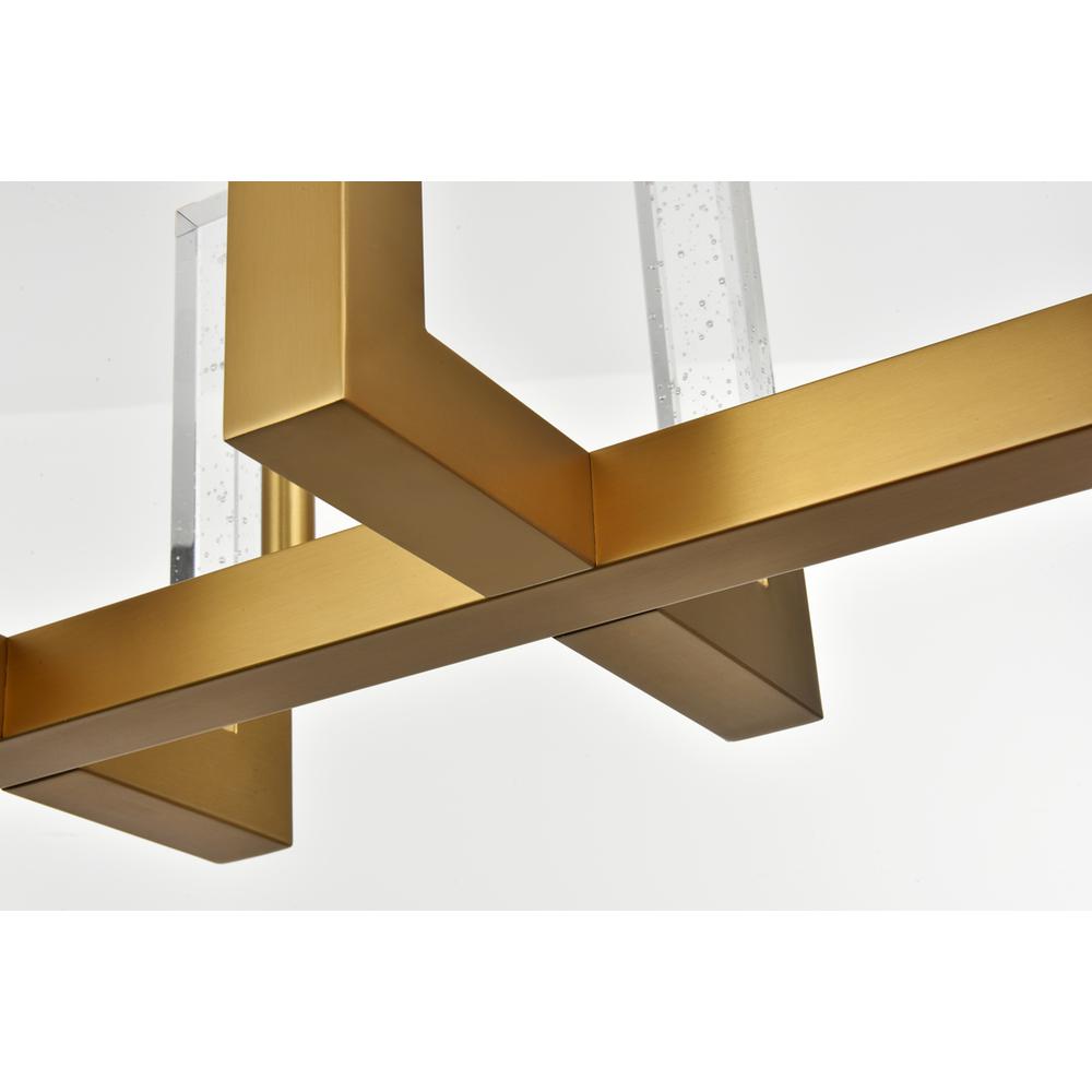 Noemi 48 inch Adjustable LED Pendant in Satin Gold