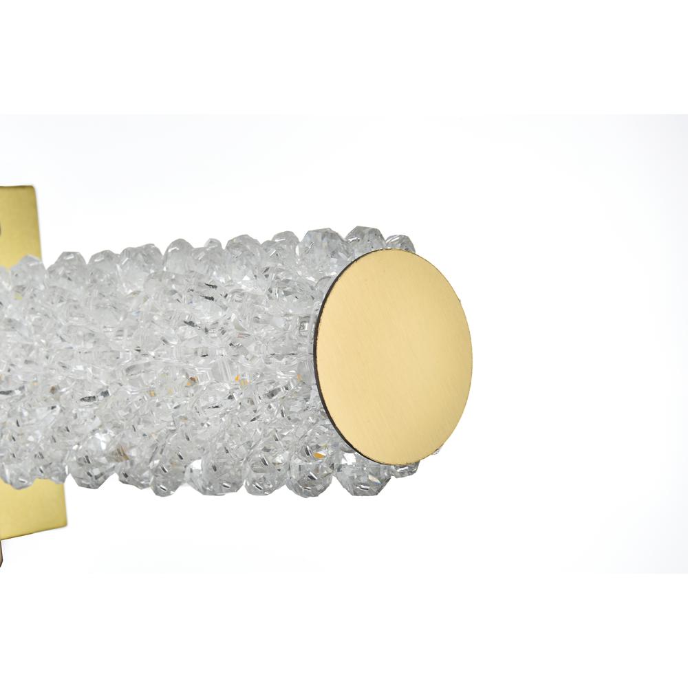 Bowen 18 inch Adjustable LED Wall Sconce in Satin Gold