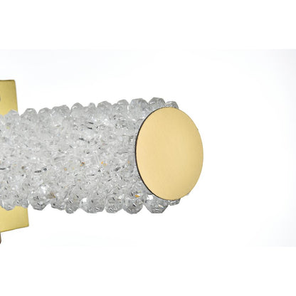Bowen 18 inch Adjustable LED Wall Sconce in Satin Gold