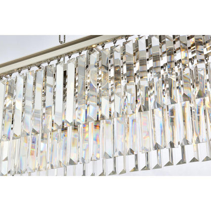 Sydney 12 light polished nickel Chandelier Clear Royal Cut Crystal