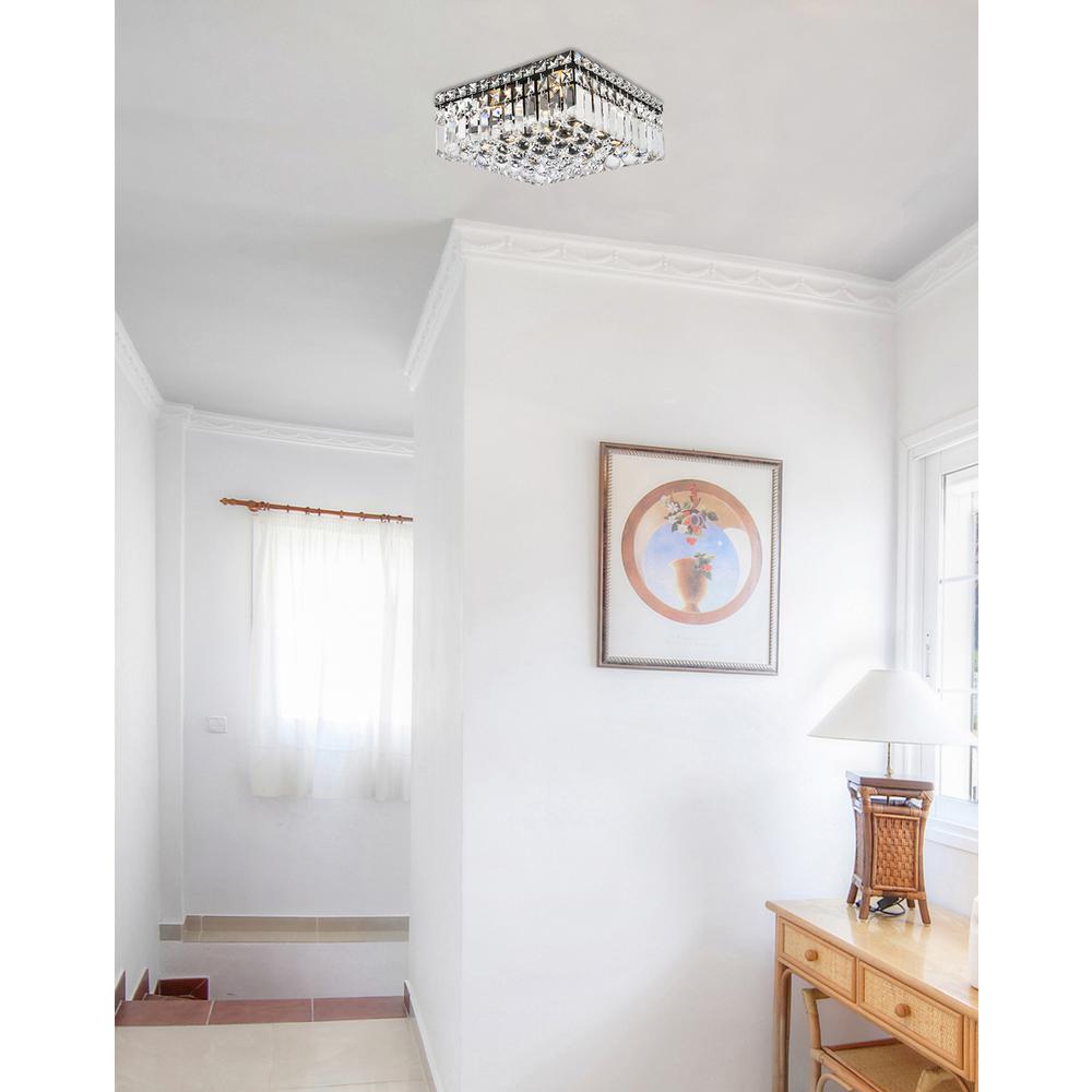 Maxime 12 inch black flush mount