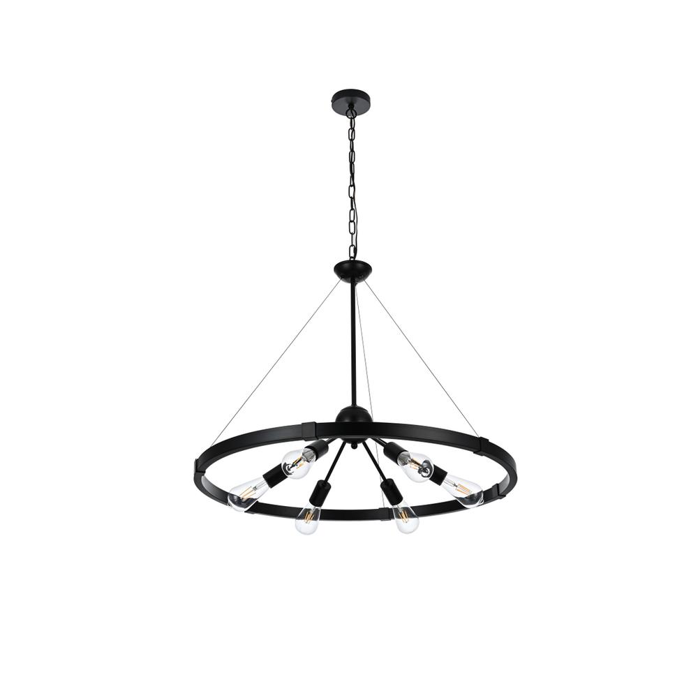 Thora 32 inch Pendant Light in Black