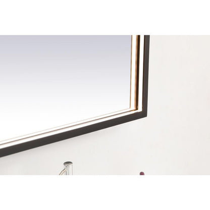Pier 27x40 inch LED mirror with adjustable color temperature