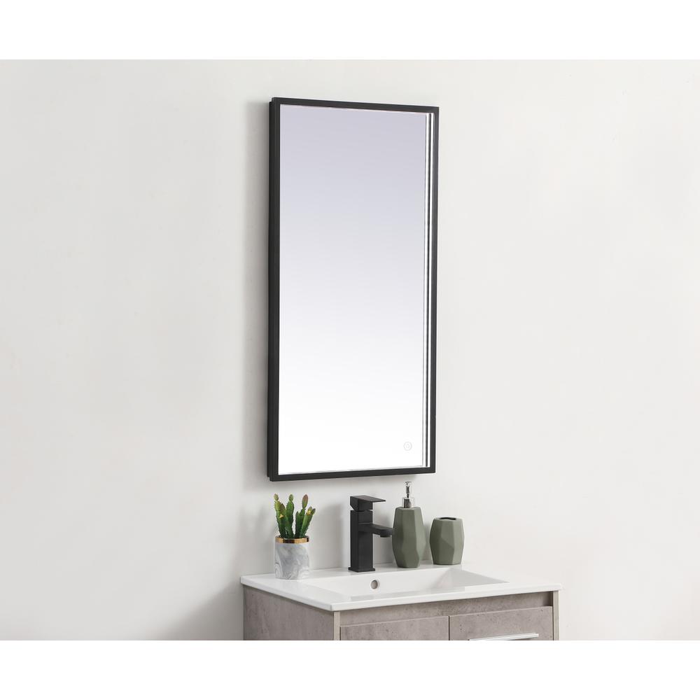 Pier 18x36 inch LED mirror with adjustable color temperature