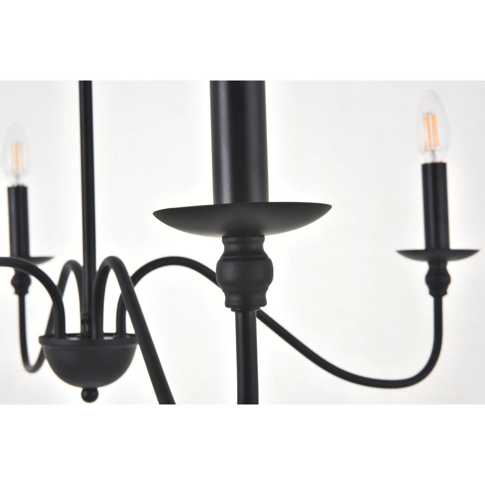 Rohan 4 light Matte Black Pendant