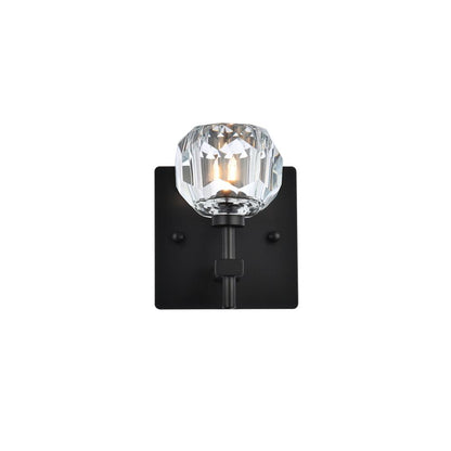 Graham 1 Light Wall Sconce in Black