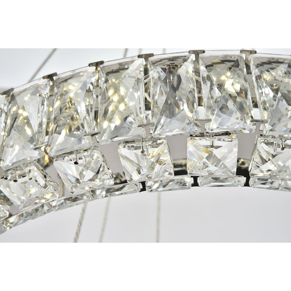 Monroe Integrated LED chip light Chrome Chandelier Clear Royal Cut Crystal