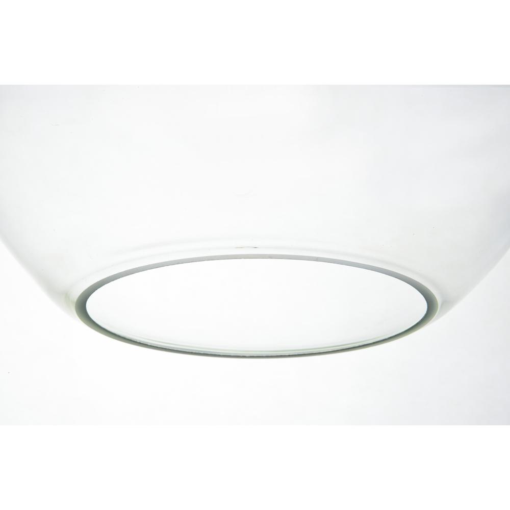 Baxter 1 Light Chrome Pendant With Clear Glass