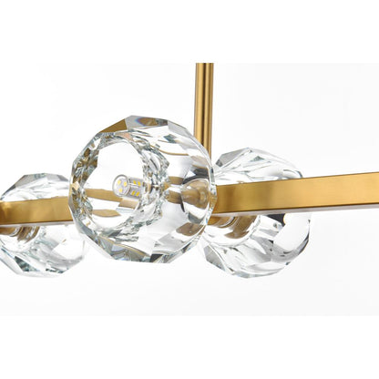 Eren 31 inch Pendant Light in Satin Gold