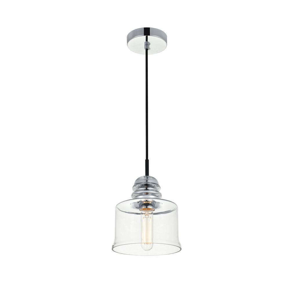 Wiley Collection Flush Mount D10in H8in Lt:4 Chrome Finish