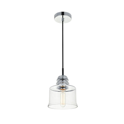 Wiley Collection Flush Mount D10in H8in Lt:4 Chrome Finish