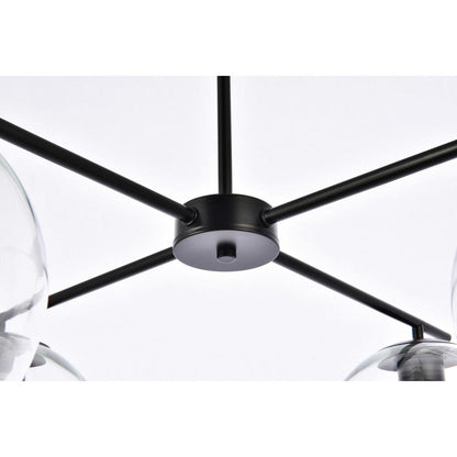 Opus 4 lights black pendant