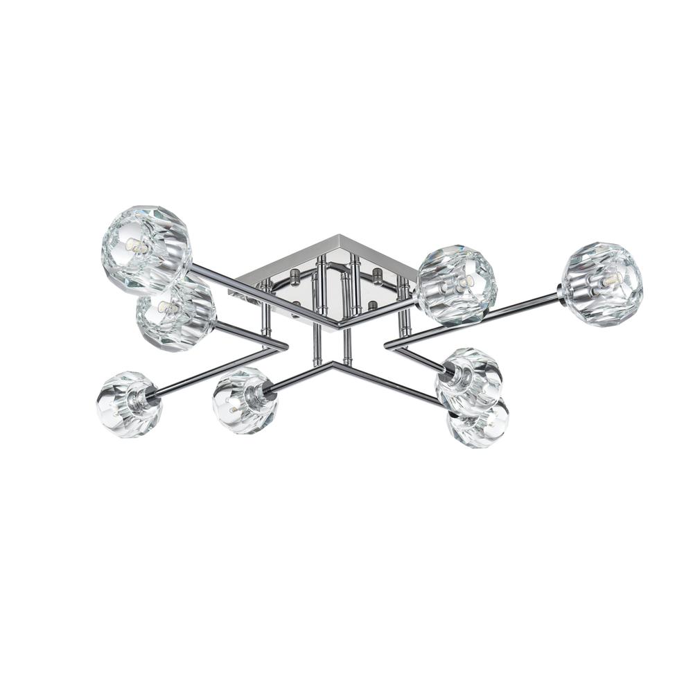 Eren 31 inch Flush Mount in Chrome