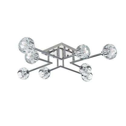 Eren 31 inch Flush Mount in Chrome