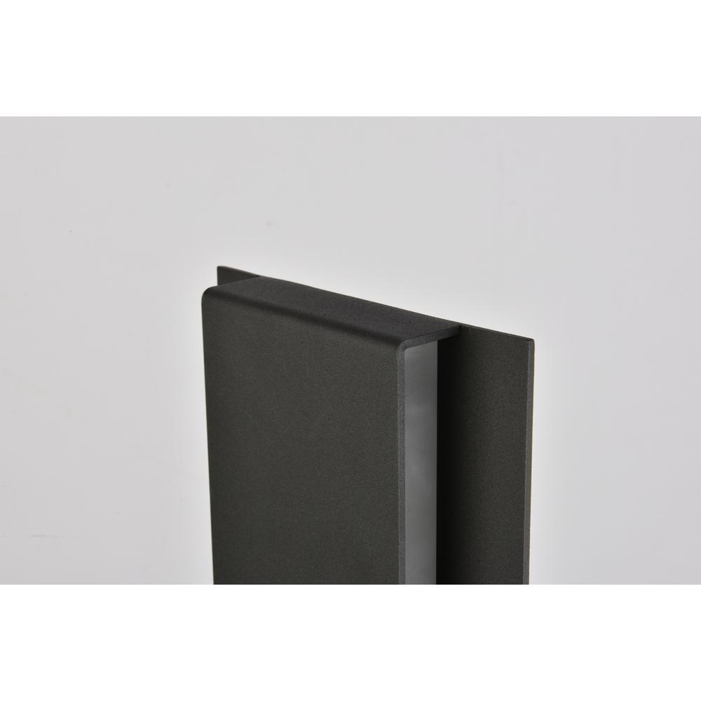 Raine Integrated LED wall sconce  in black