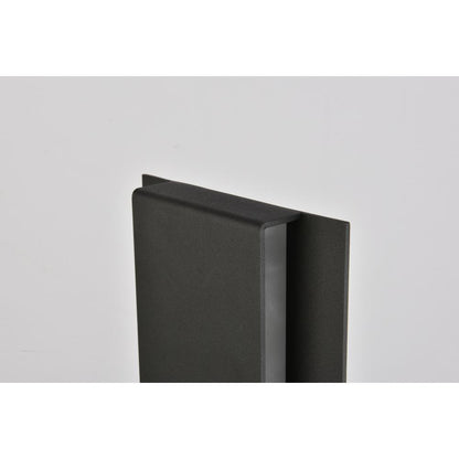 Raine Integrated LED wall sconce  in black