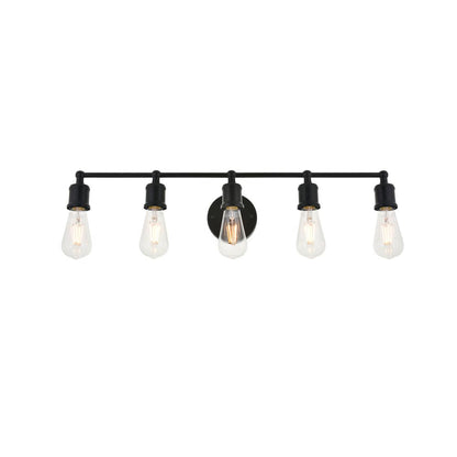 Serif 5 light black Wall Sconce