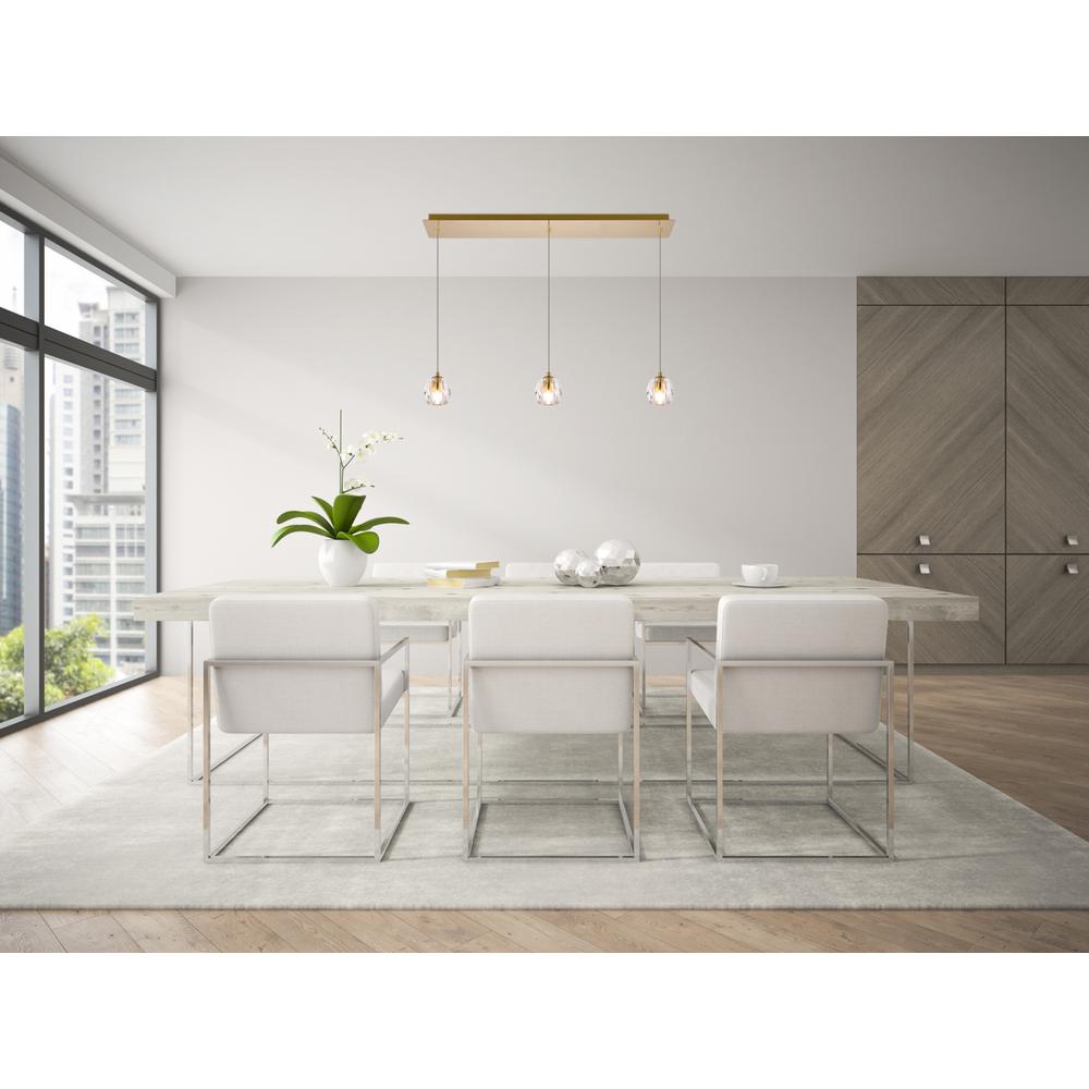 Eren 3 lights Gold pendant