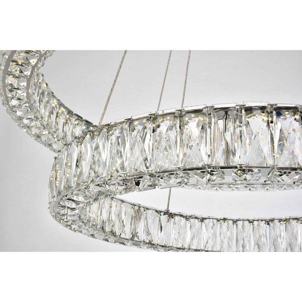 Monroe Integrated LED chip light Chrome Chandelier Clear Royal Cut Crystal