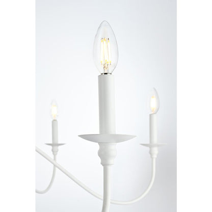 Rohan 42 inch chandelier in White