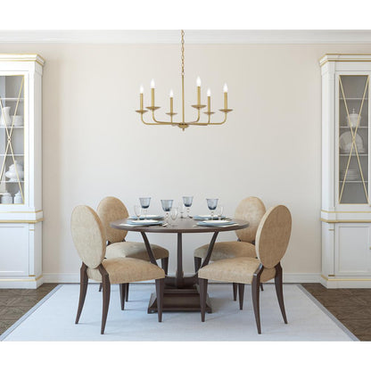 Cohen 30 inch pendant in brass
