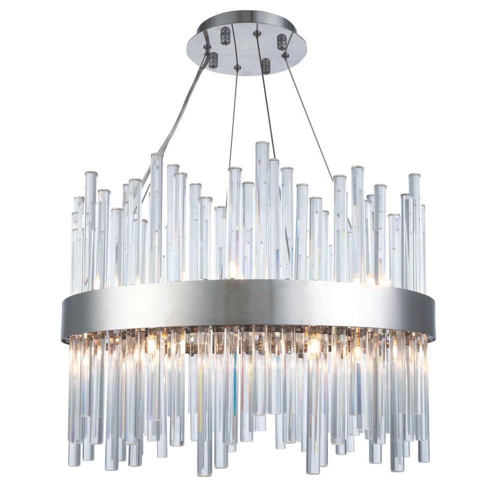 Dallas 14 light Chrome Chandelier Clear Royal Cut Crystal