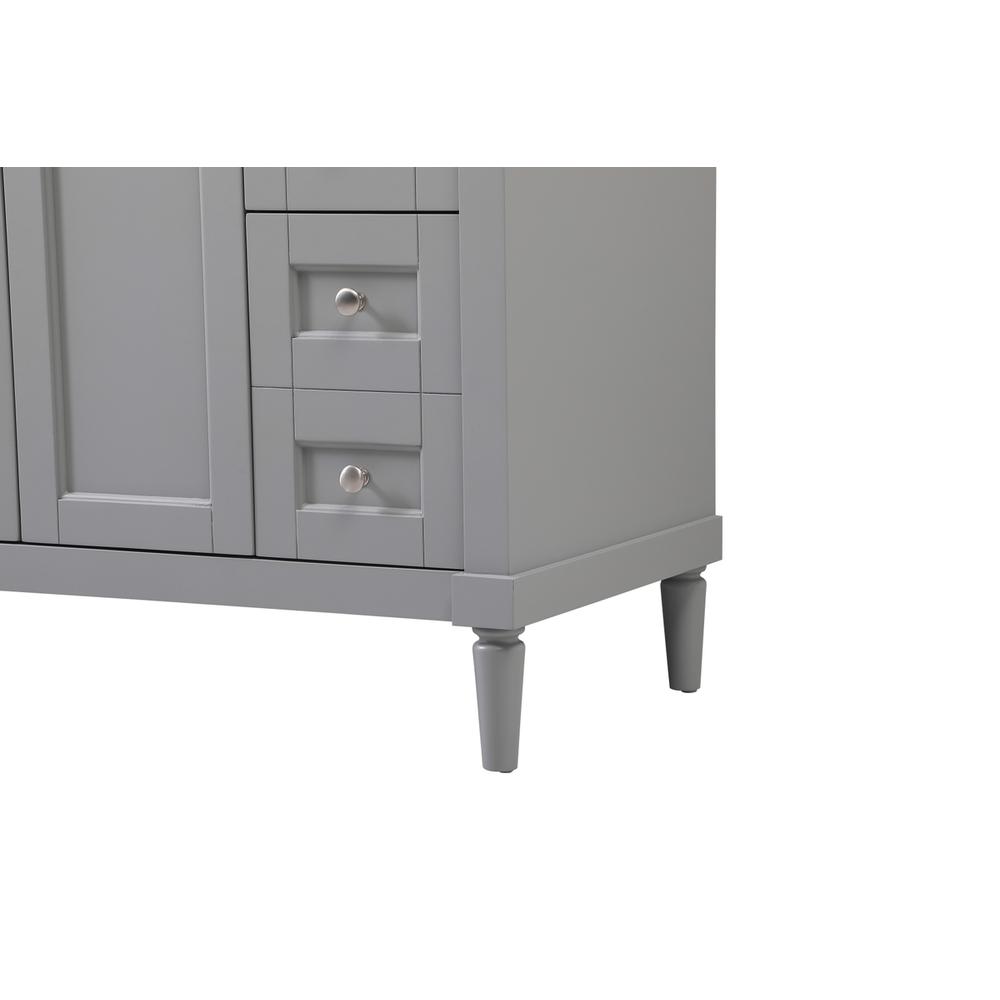 48 inch Single bathroom vanity in grey with backsplash