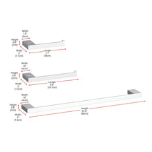 Sofia 3-Piece Bathroom Hardware Set in Chrome