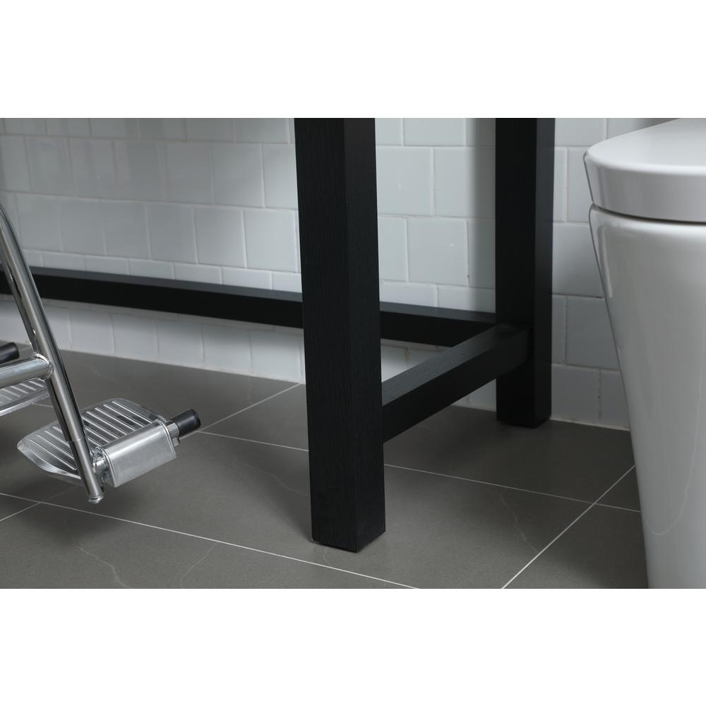 48 Inch ADA Compliant Bathroom Vanity In Black