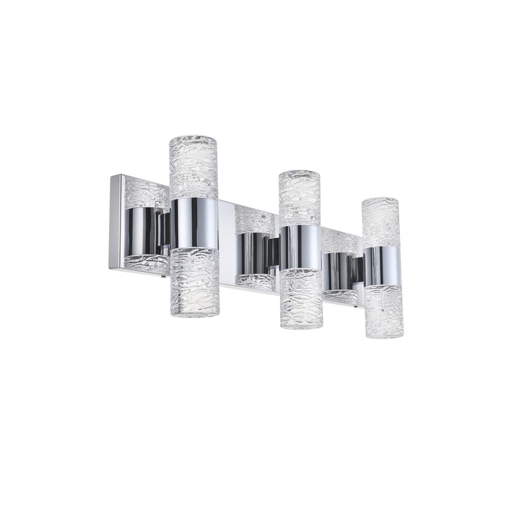 Vega 6 light Chrome LED Wall Sconce