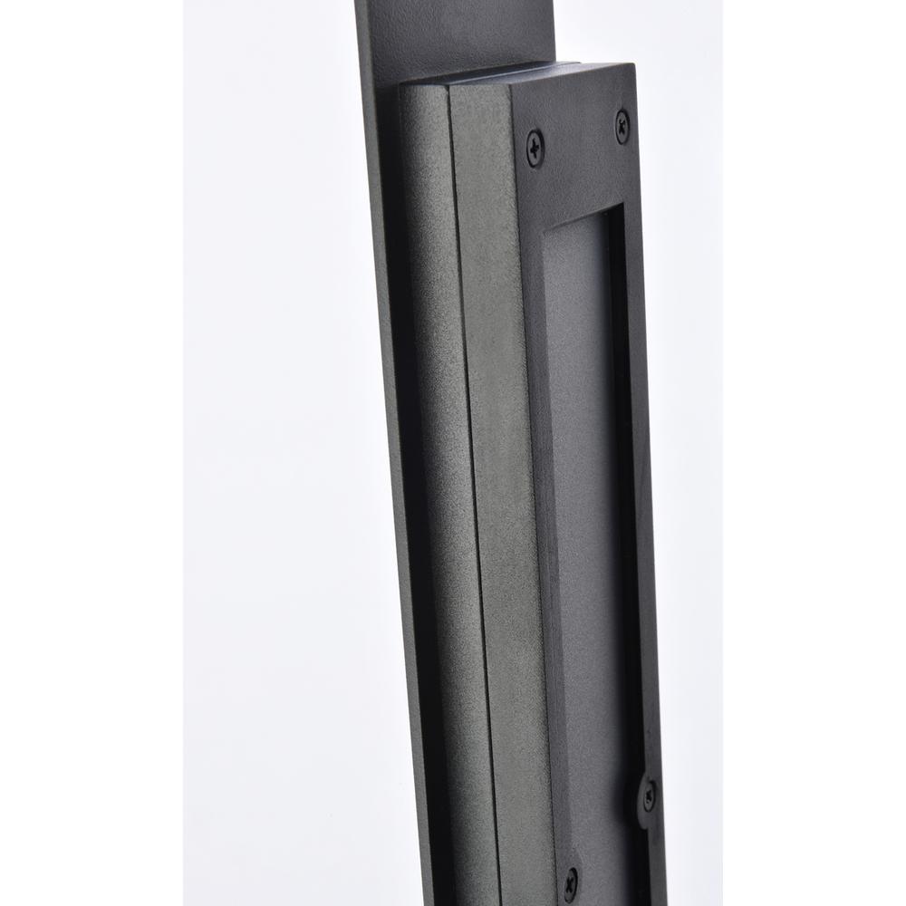 Raine Integrated LED wall sconce in black