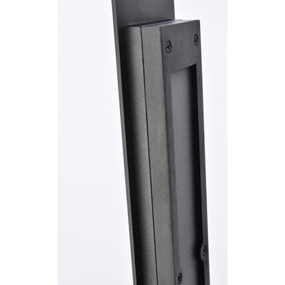 Raine Integrated LED wall sconce in black