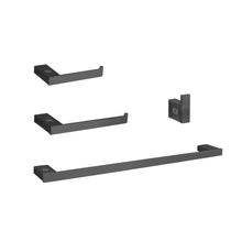 Sofia 4-Piece Bathroom Hardware Set in Matte Black