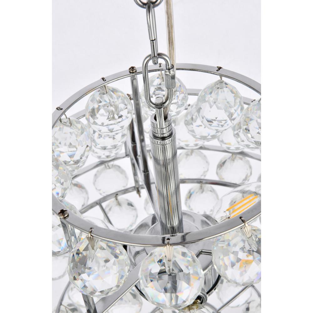 Savannah 16 inch pendant in chrome