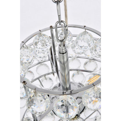 Savannah 16 inch pendant in chrome