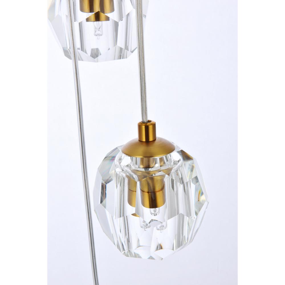 Eren 24 lights gold pendant