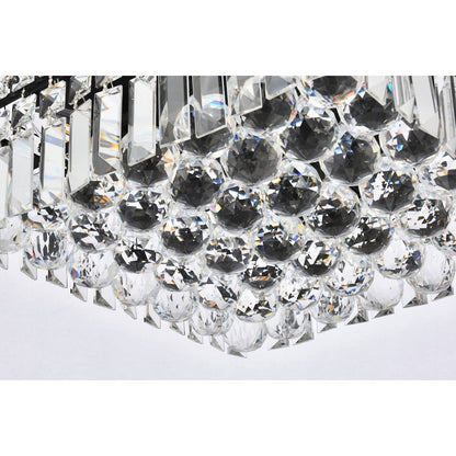 Maxime 14 Inch Black Flush Mount