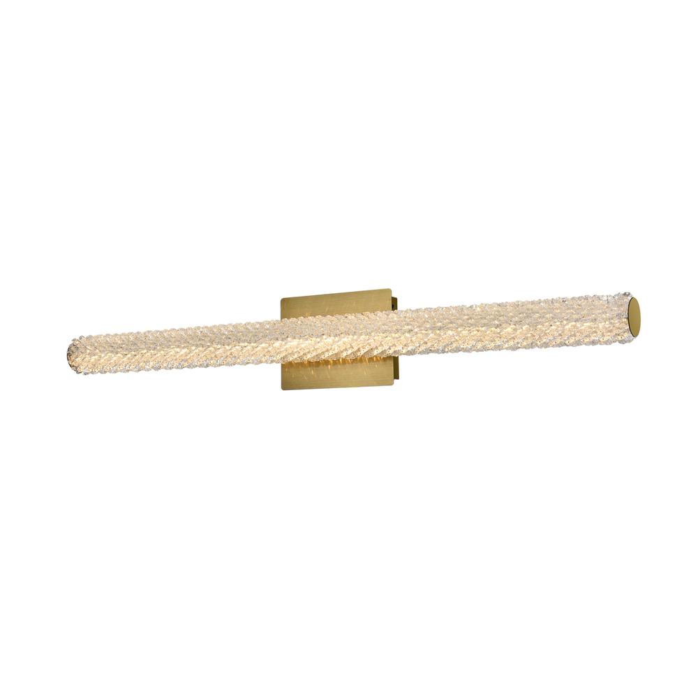 Bowen 36 inch Adjustable LED Wall Sconce in Satin Gold