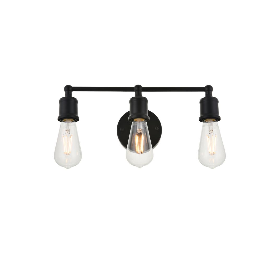 Serif 3 light black Wall Sconce