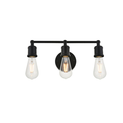 Serif 3 light black Wall Sconce