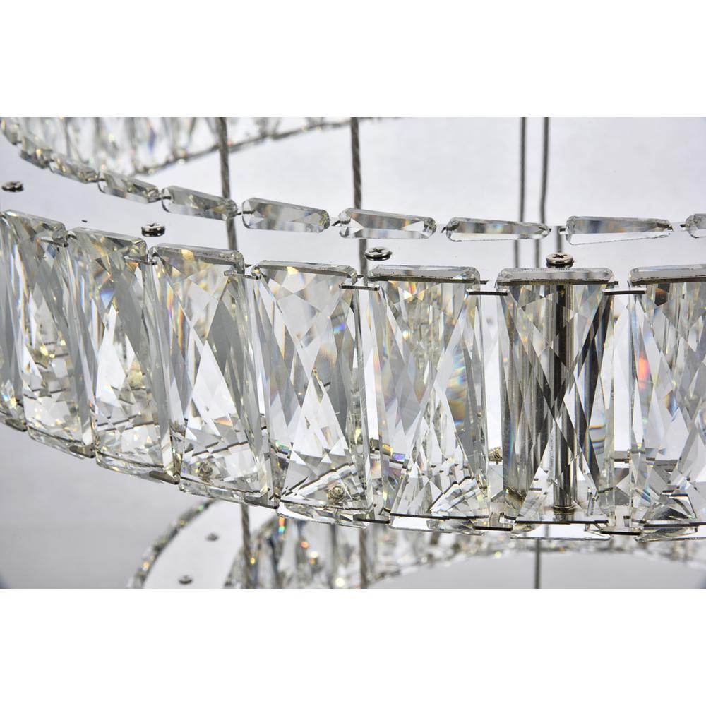 Monroe Integrated LED chip light Chrome Chandelier Clear Royal Cut Crystal