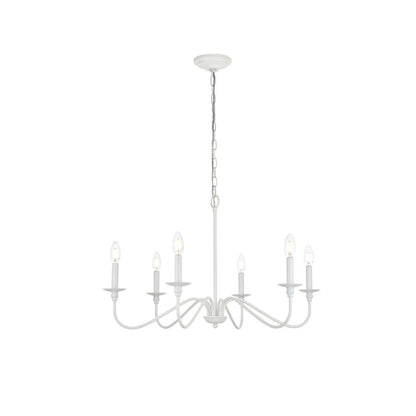 Rohan 36 inch chandelier in White
