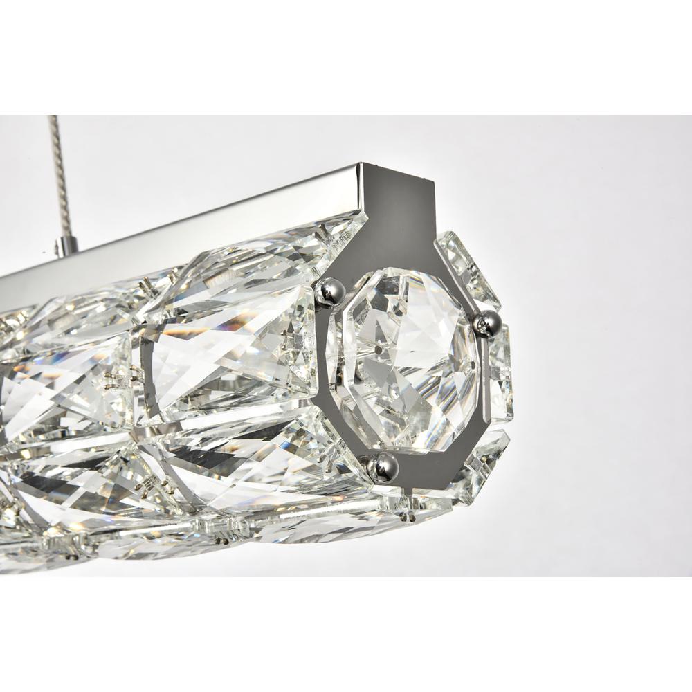 Valetta Integrated LED chip light Chrome Chandelier Clear Royal Cut Crystal