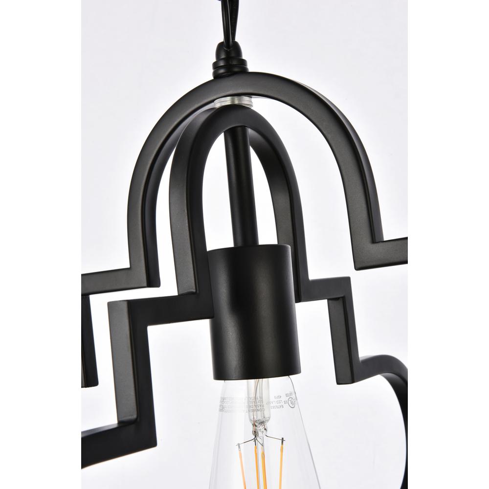 Sandara 1 light pendant in black